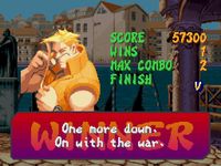une photo d'Ã©cran de Street Fighter Alpha 2 sur Nintendo Super Nes